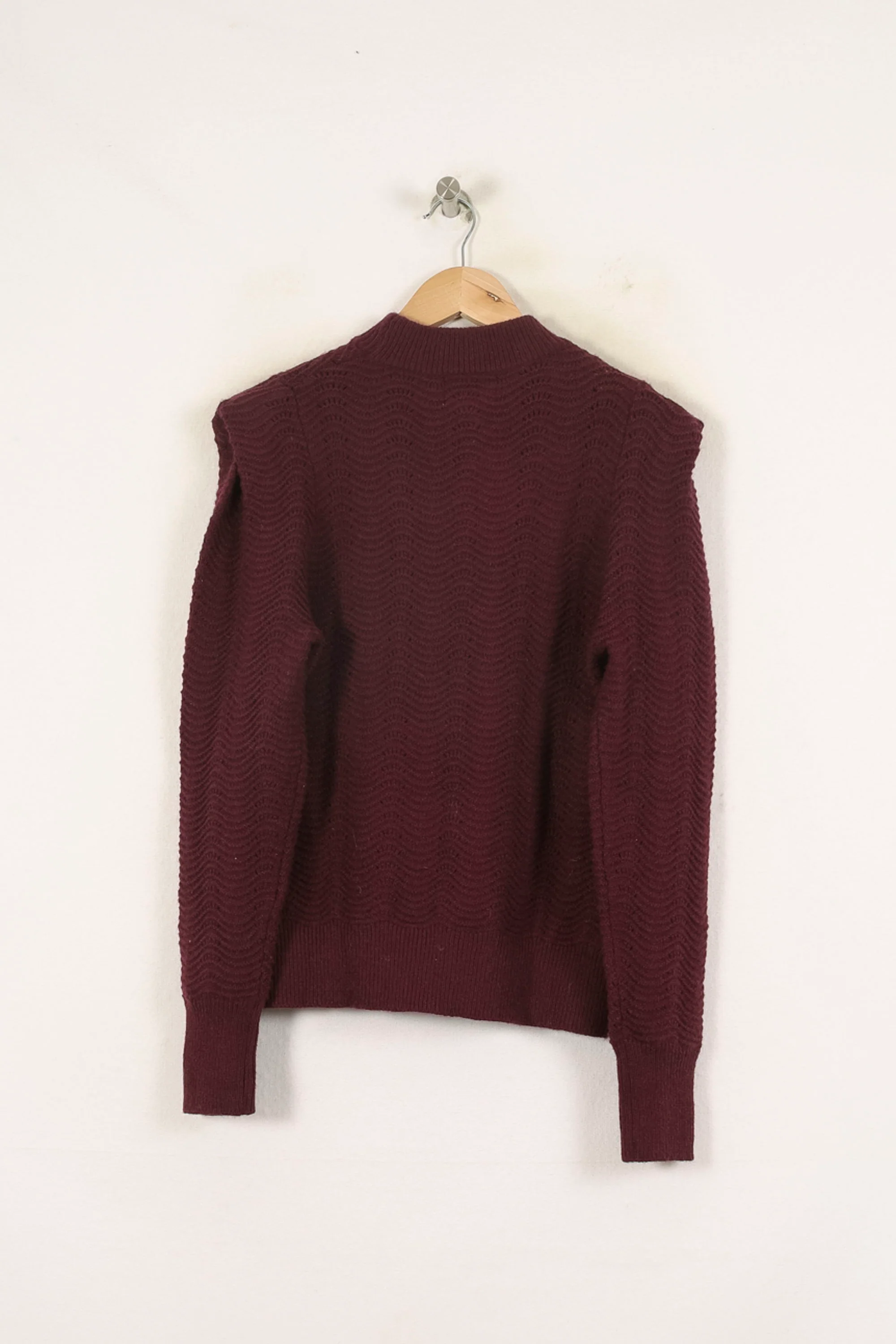 Pull Bordeaux - Taille M/38 - Image 4
