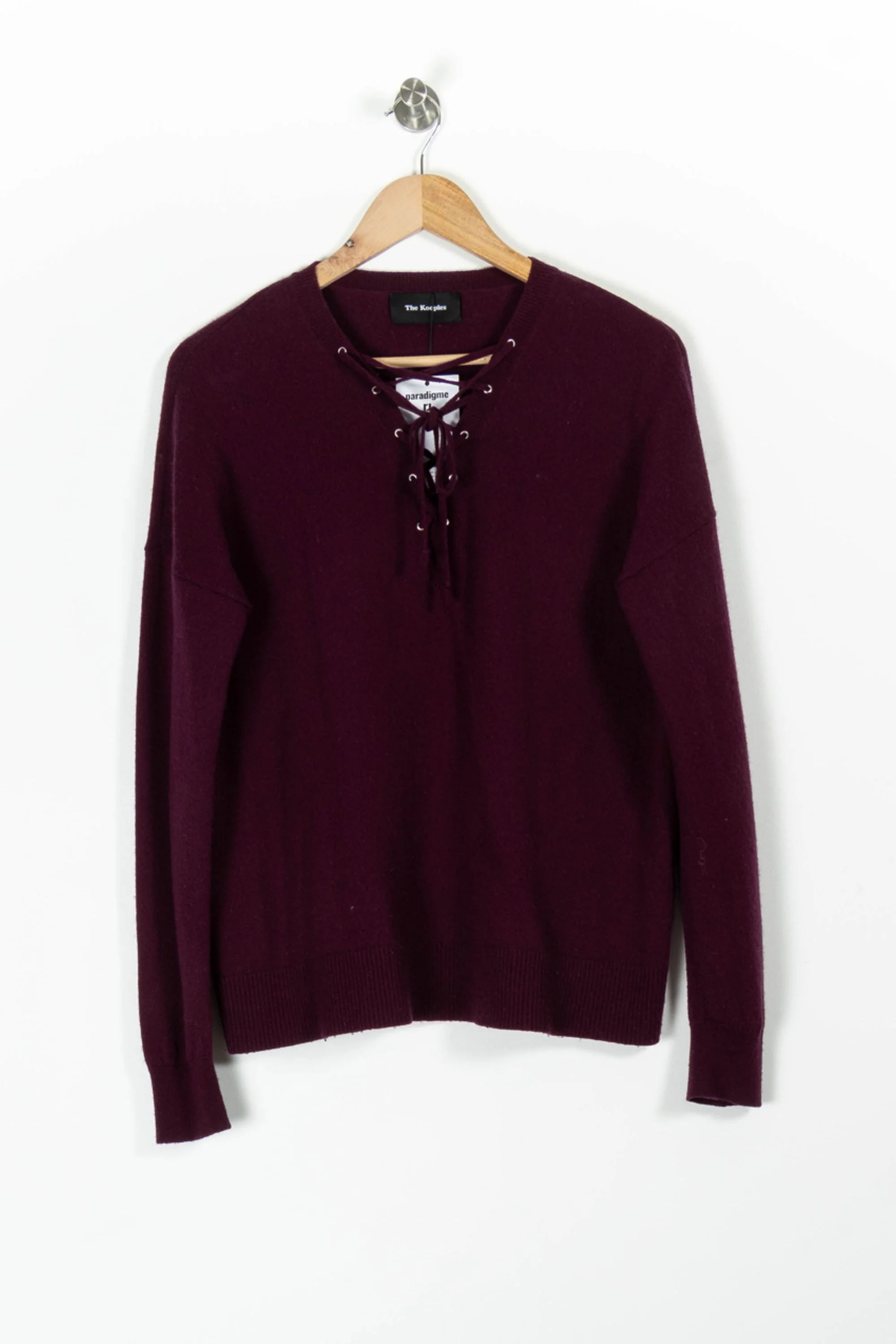 Pull Bordeaux - Taille S/36 - Image 2
