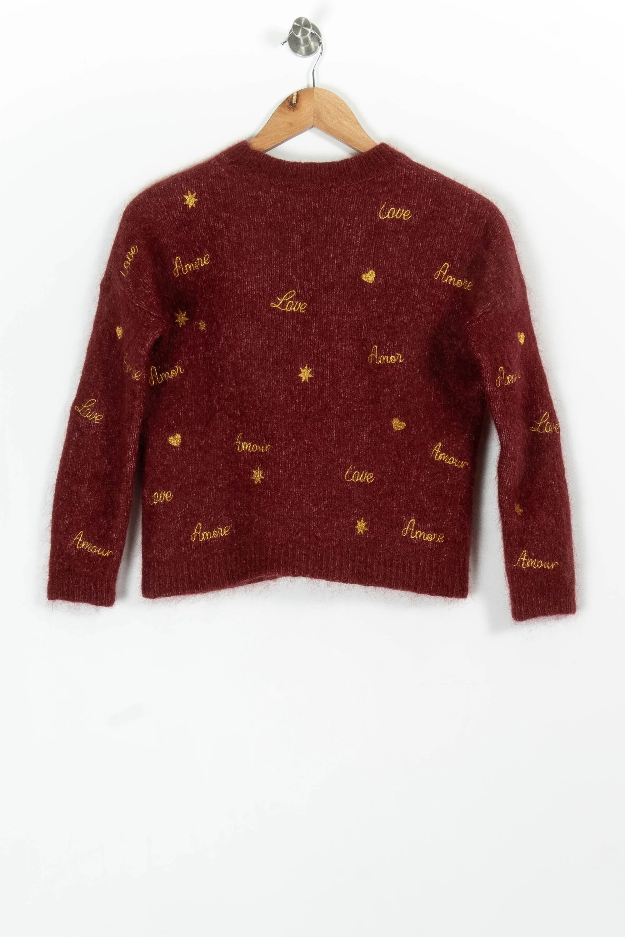Pull Bordeaux - Taille S/36 - Image 4