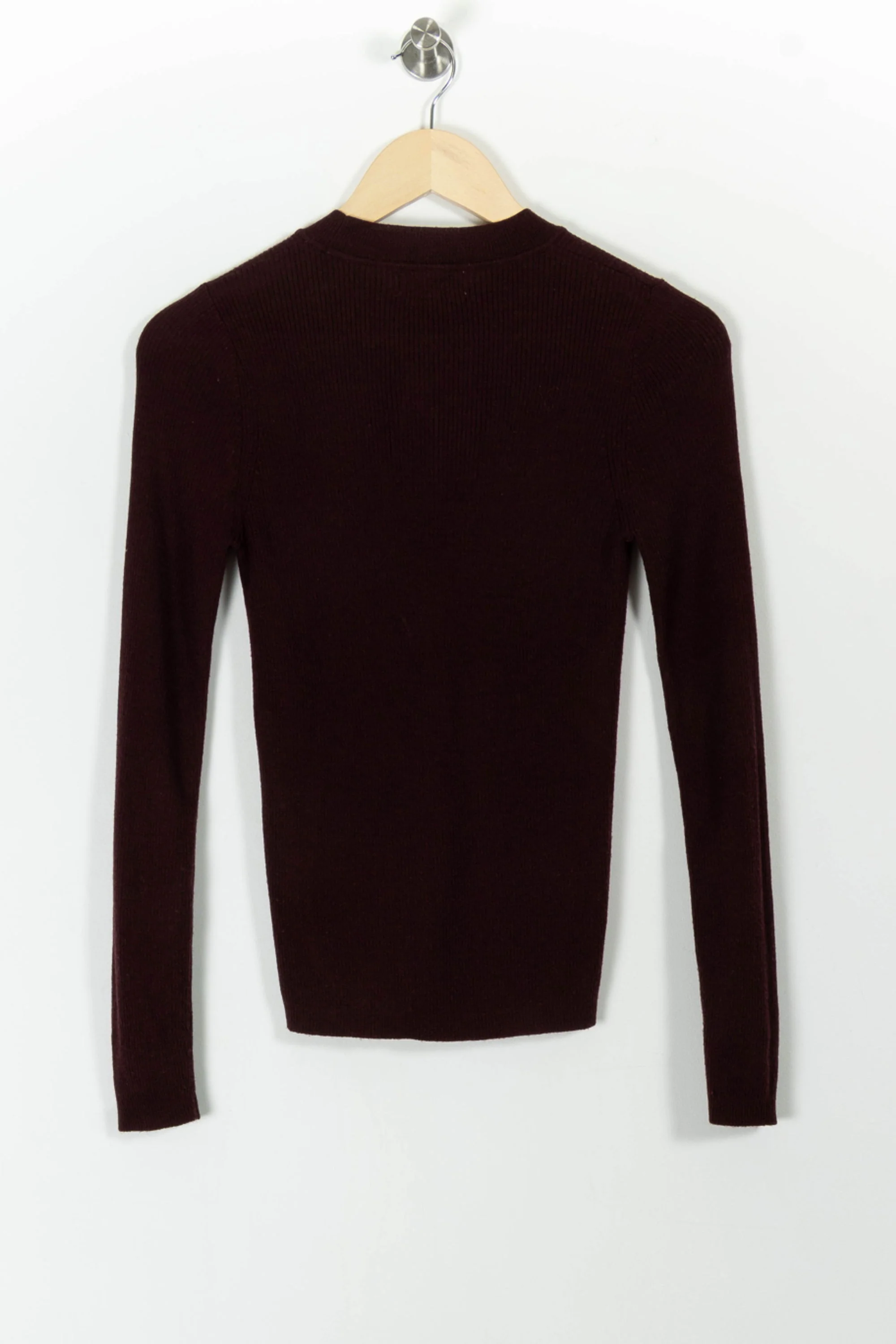Pull Bordeaux - Taille S/36 - Image 4