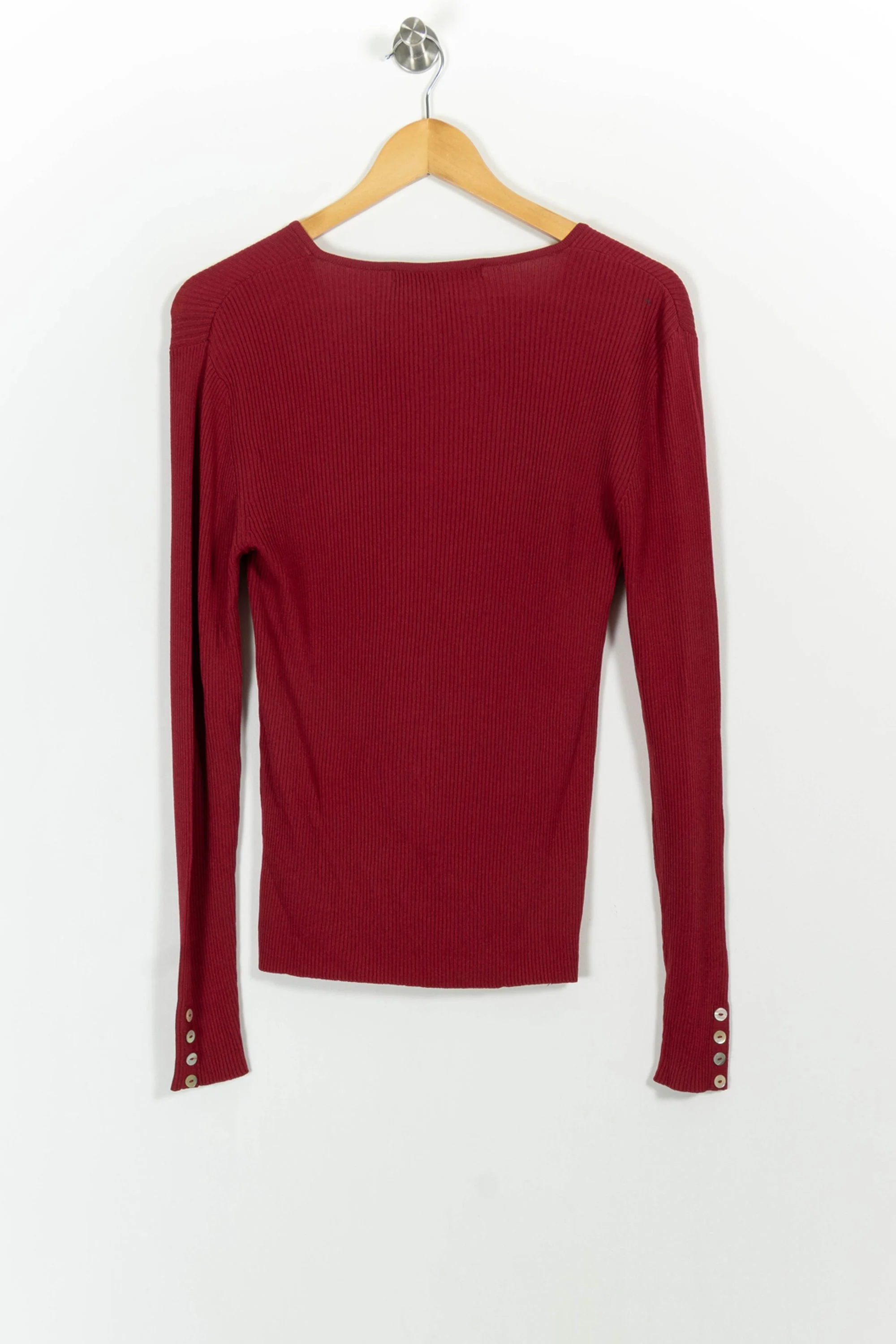 Pull Bordeaux - Taille XL/42 - Image 4