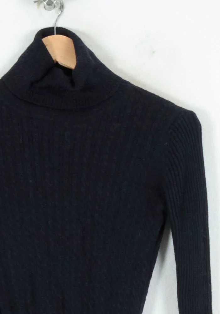 Pull Col Roulé Bleu - Taille S/36 - Image 3