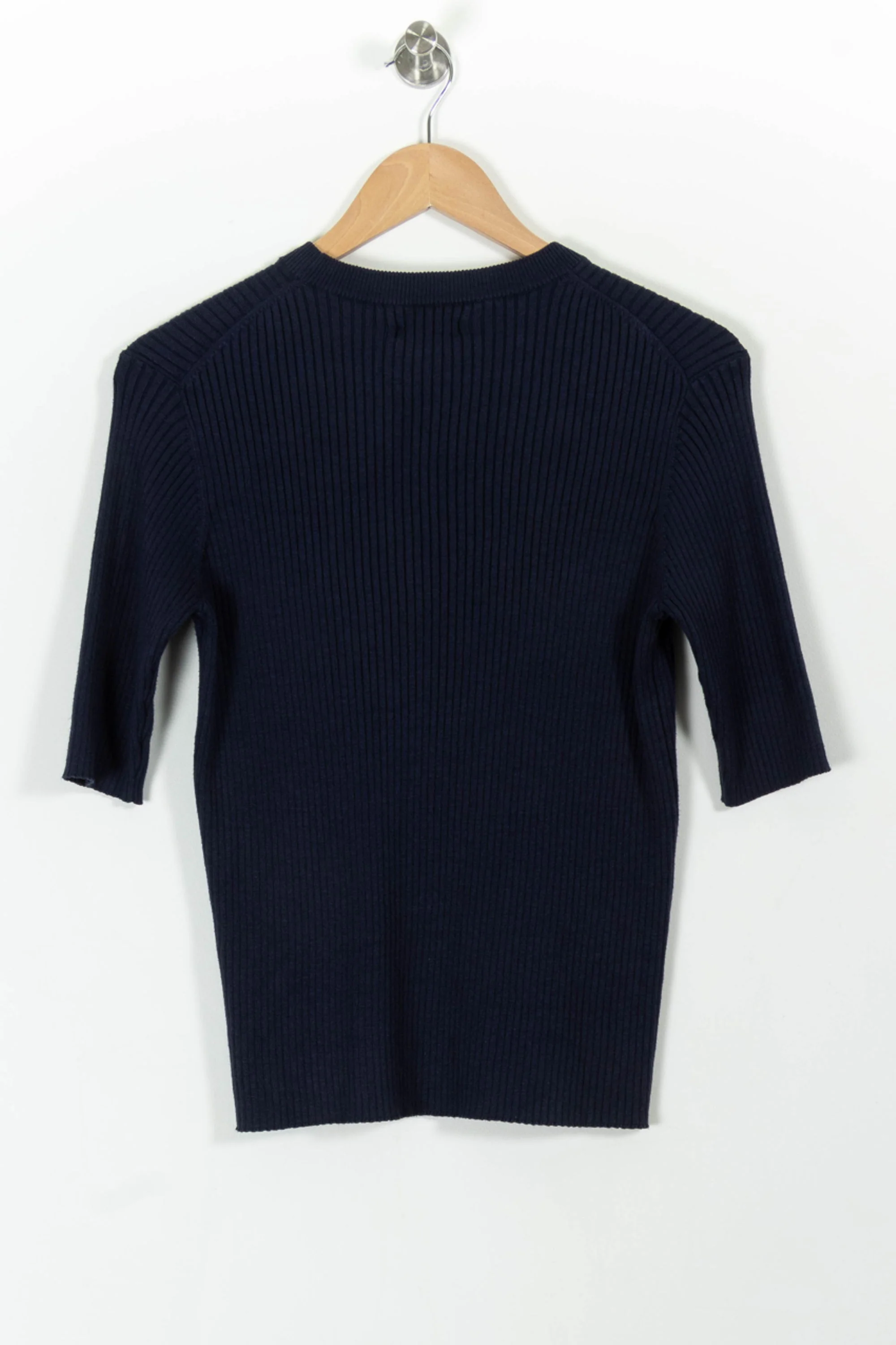 Pull Côtelé Bleu - Taille XL/42 - Image 4