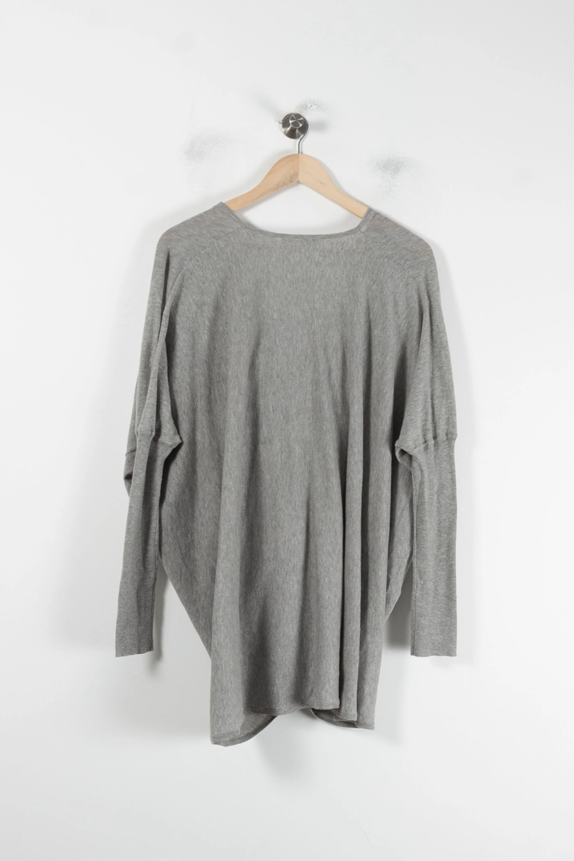 Pull Drapé Gris - Taille M/38 - Image 4