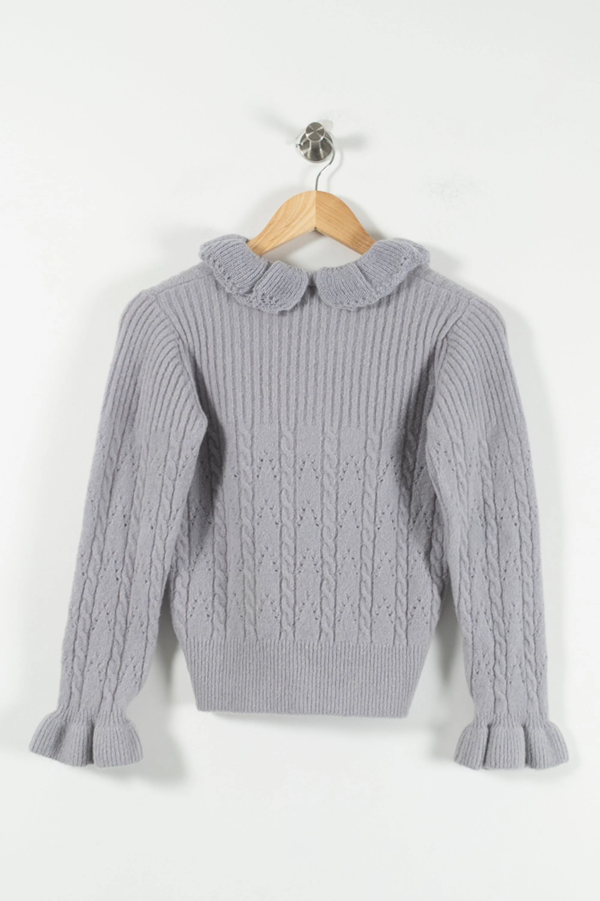 Pull en Laine Gris - Taille S/36 - Image 4