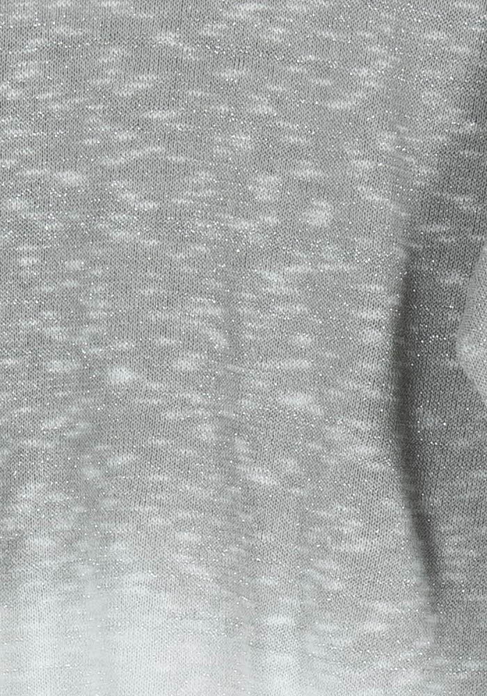 Pull Gris et Blanc - Taille L/40 - Image 3