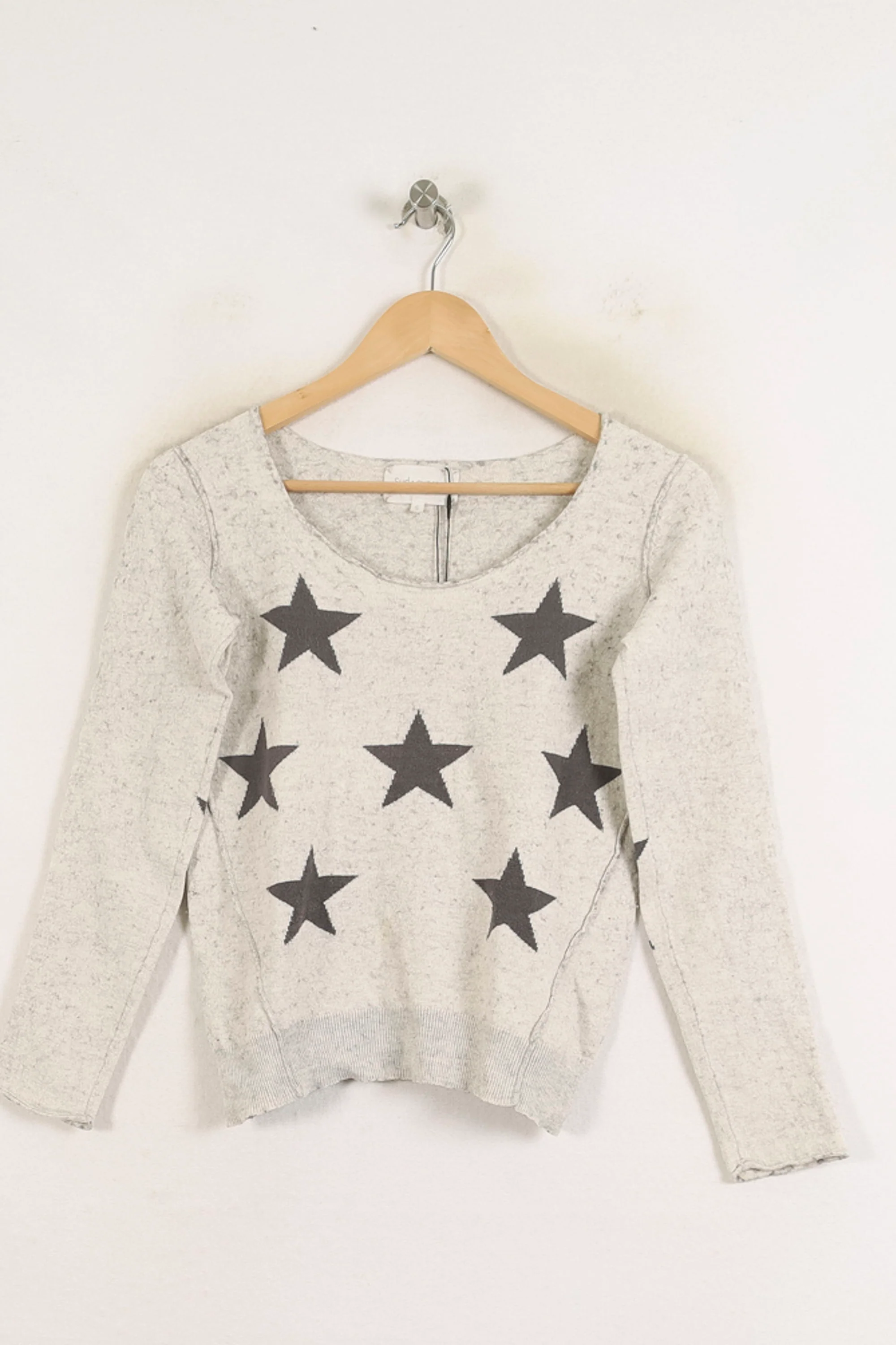 Pull Gris et Noir - Taille S/36 - Image 2