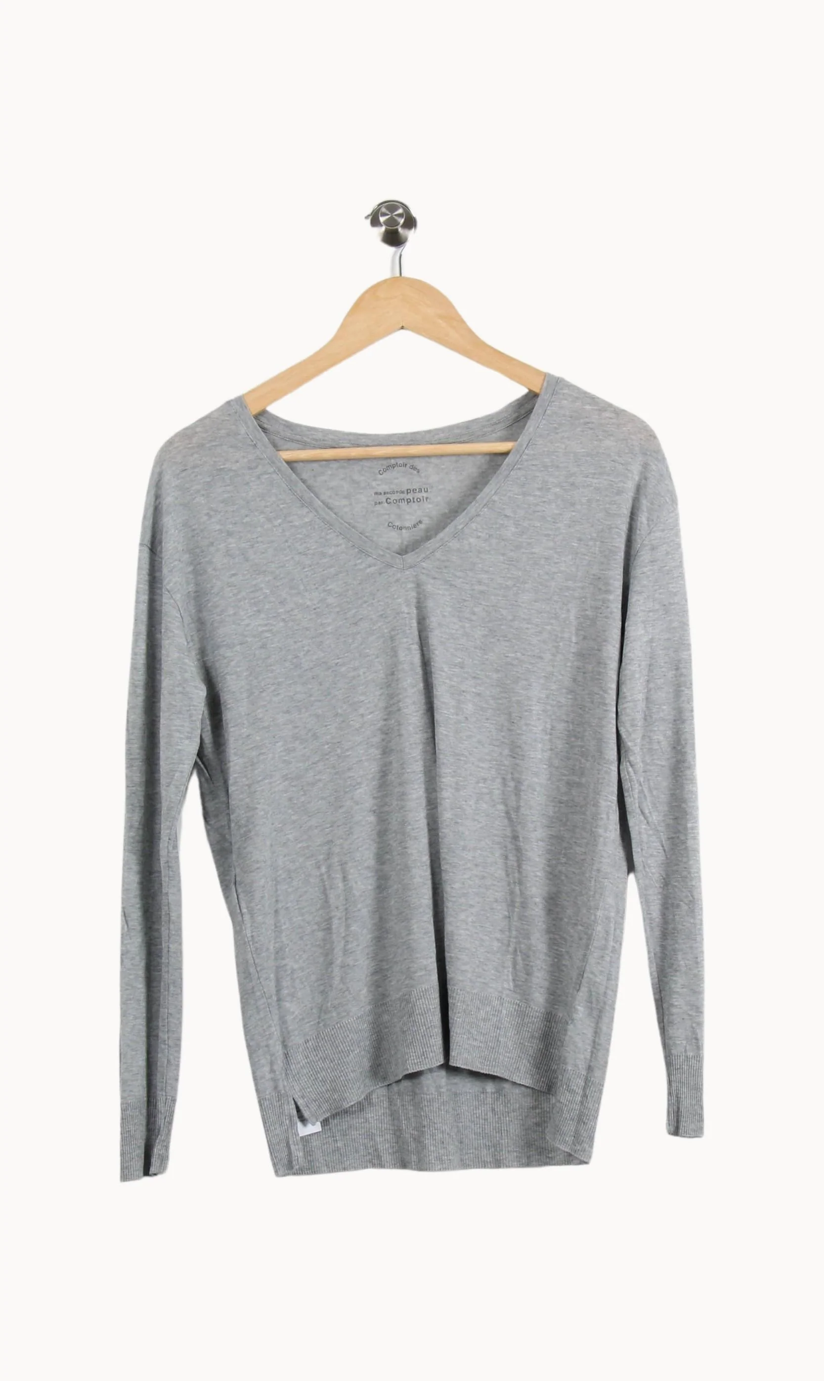 Pull Gris - Taille L/40 - Image 2