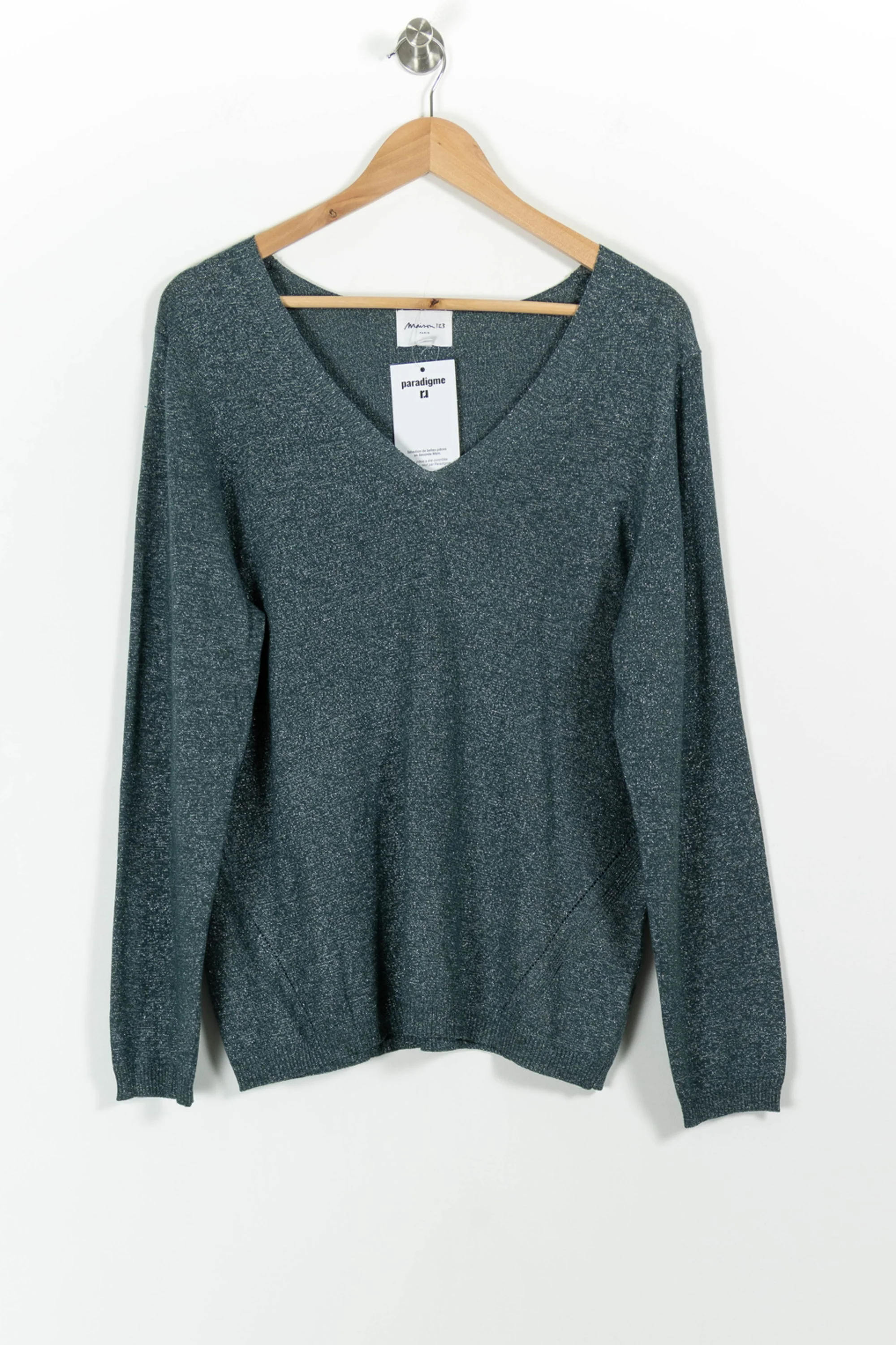 Pull Gris - Taille L/40 - Image 2