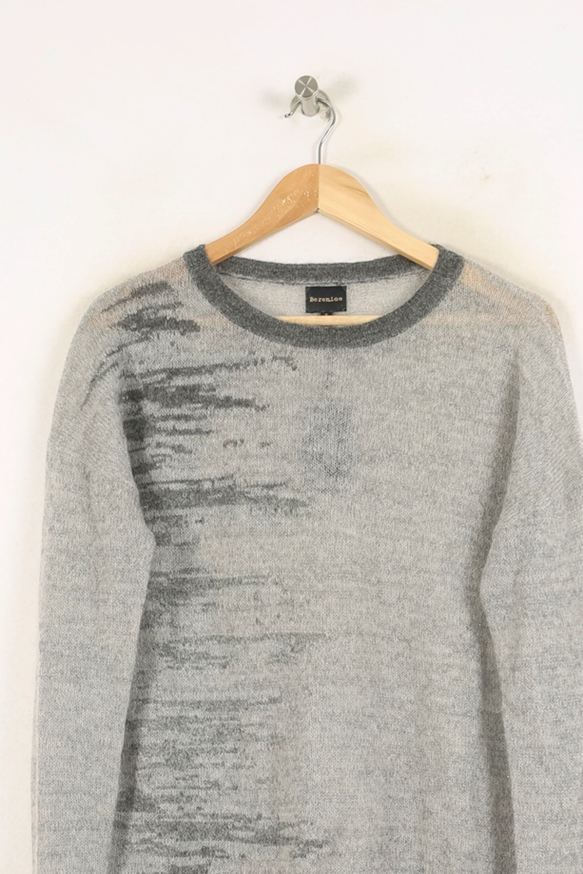 Pull Gris - Taille S/36 - Image 2