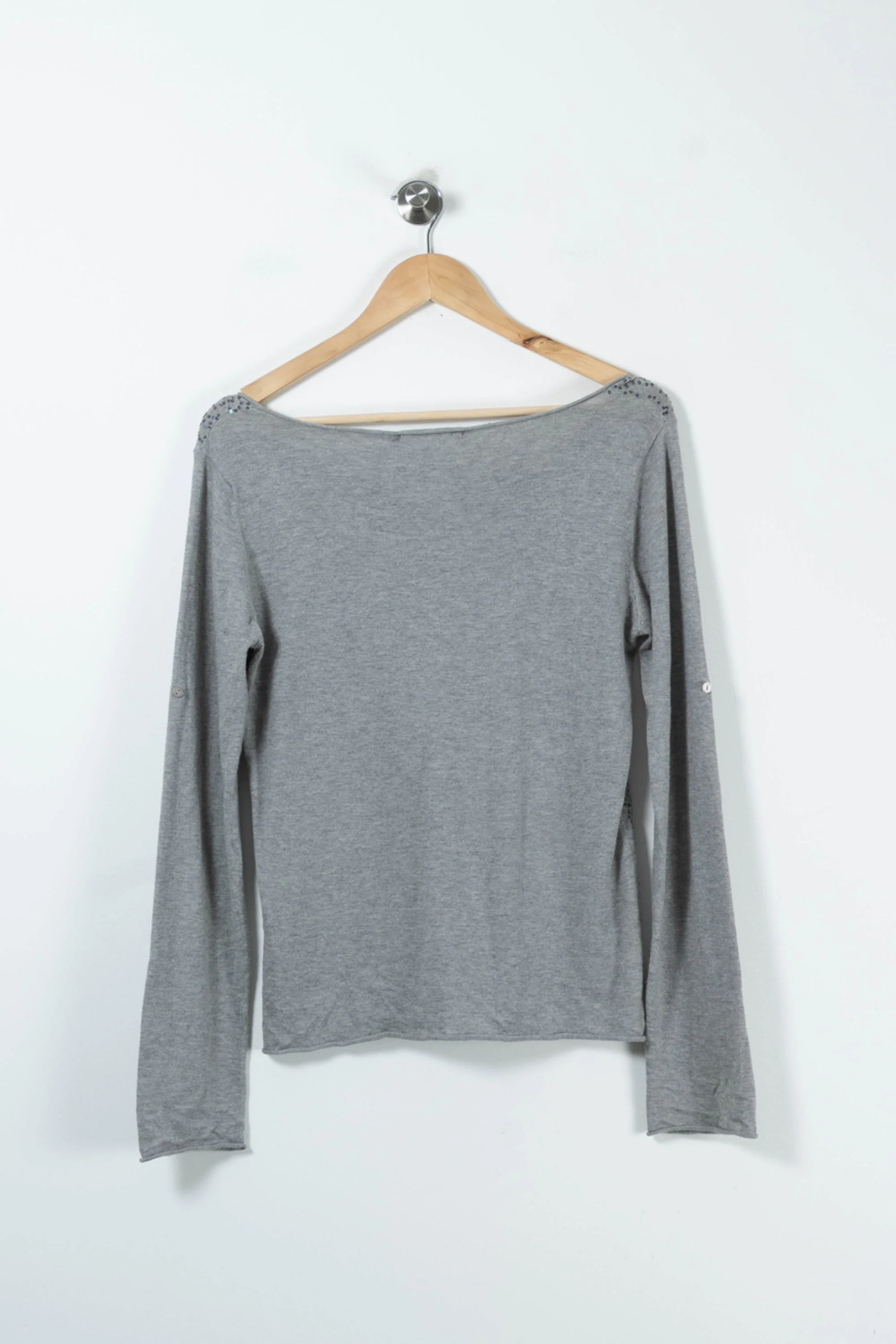 Pull Gris - Taille S/36 - Image 4