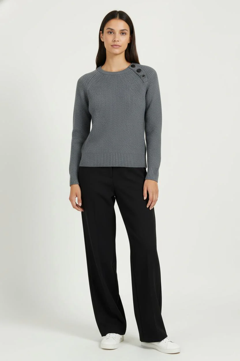 Pull Gris - Taille S/36