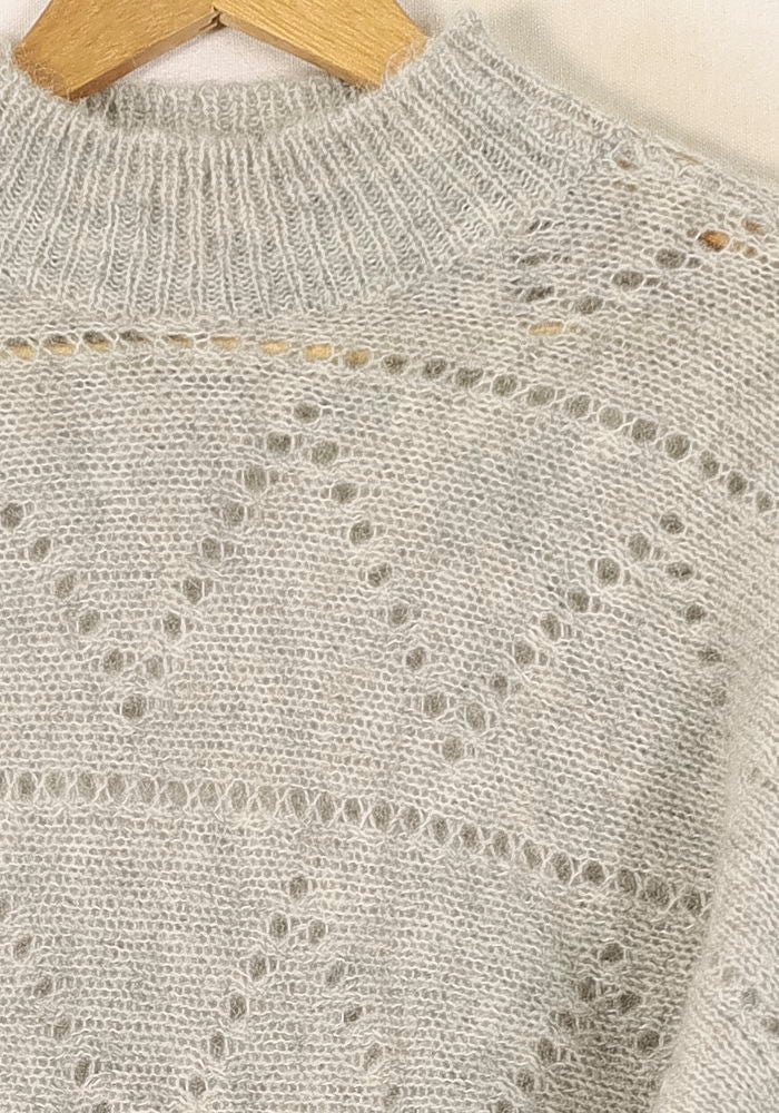 Pull Gris - Taille S/36 - Image 3