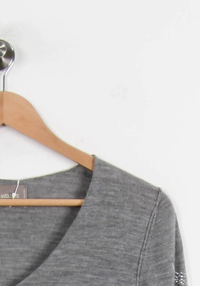 Pull Gris - Taille S/36 - Image 3