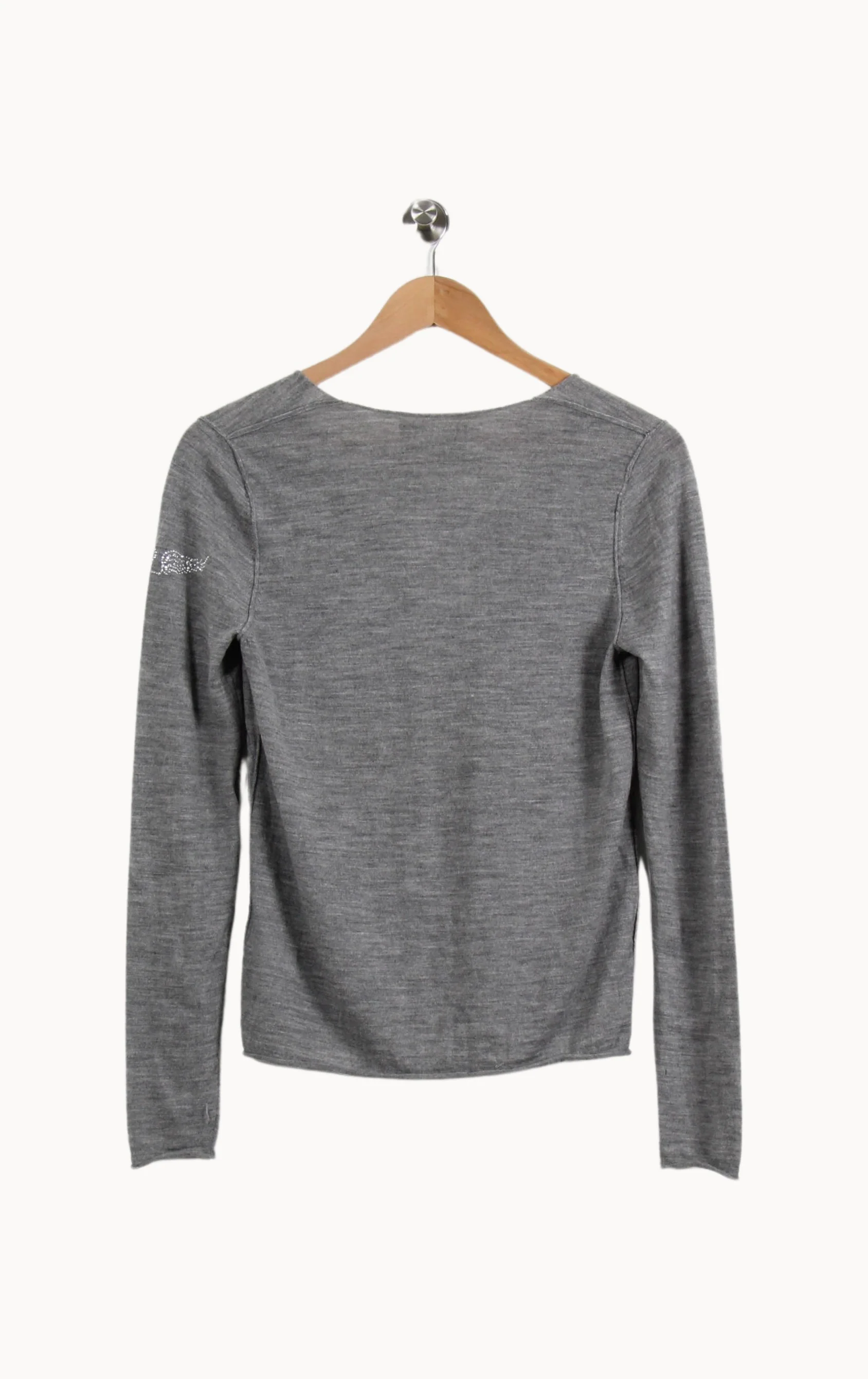 Pull Gris - Taille S/36 - Image 4