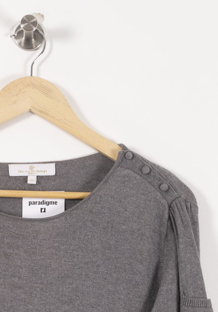 Pull Gris - Taille XL/42 - Image 3