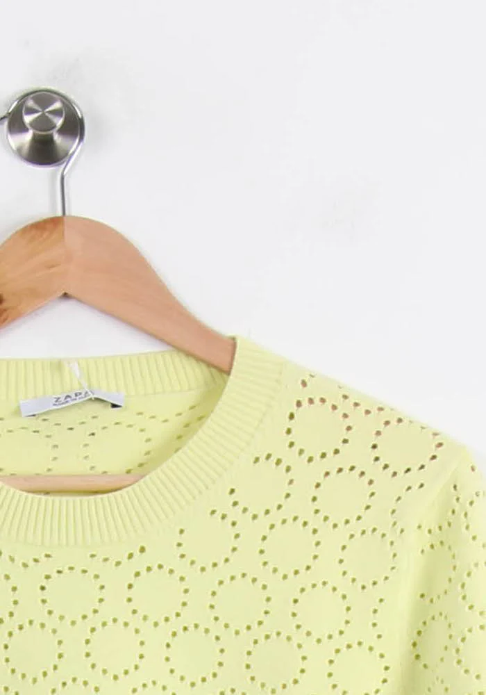Pull Jaune - Taille L/40 - Image 3