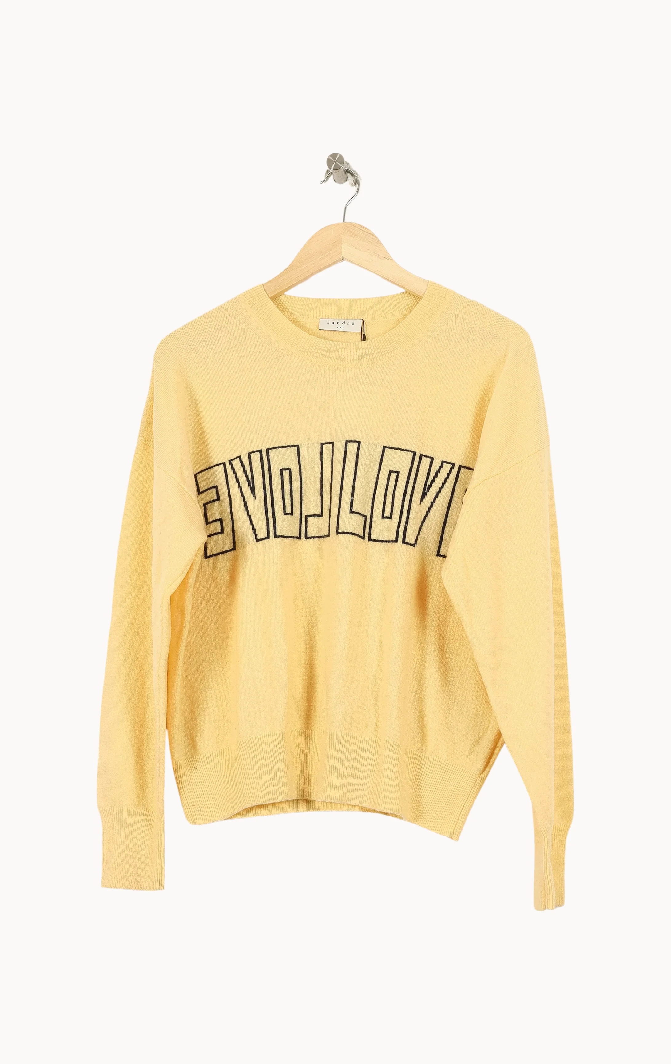 Pull Jaune - Taille L/40 - Image 2