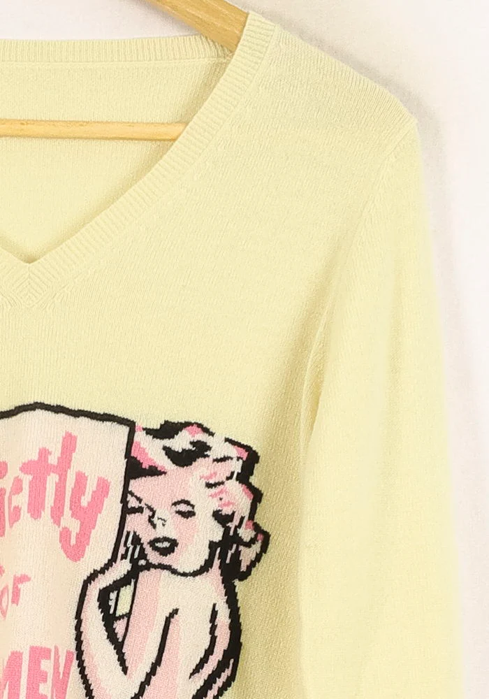 Pull Jaune - Taille S/36 - Image 3