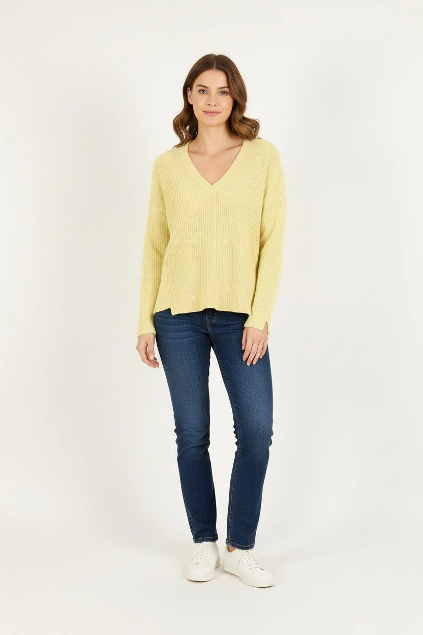 Pull Jaune - Taille S/36