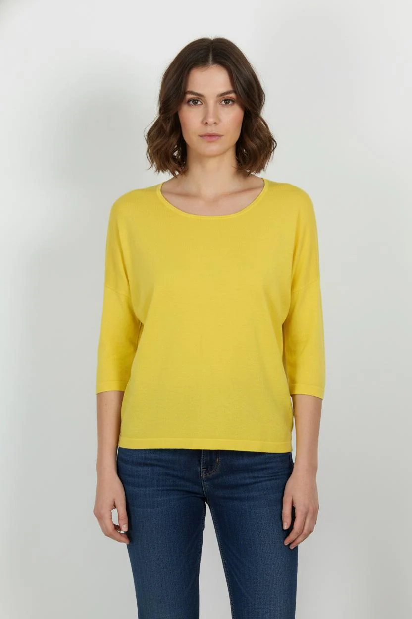 Pull Jaune - Taille S/36