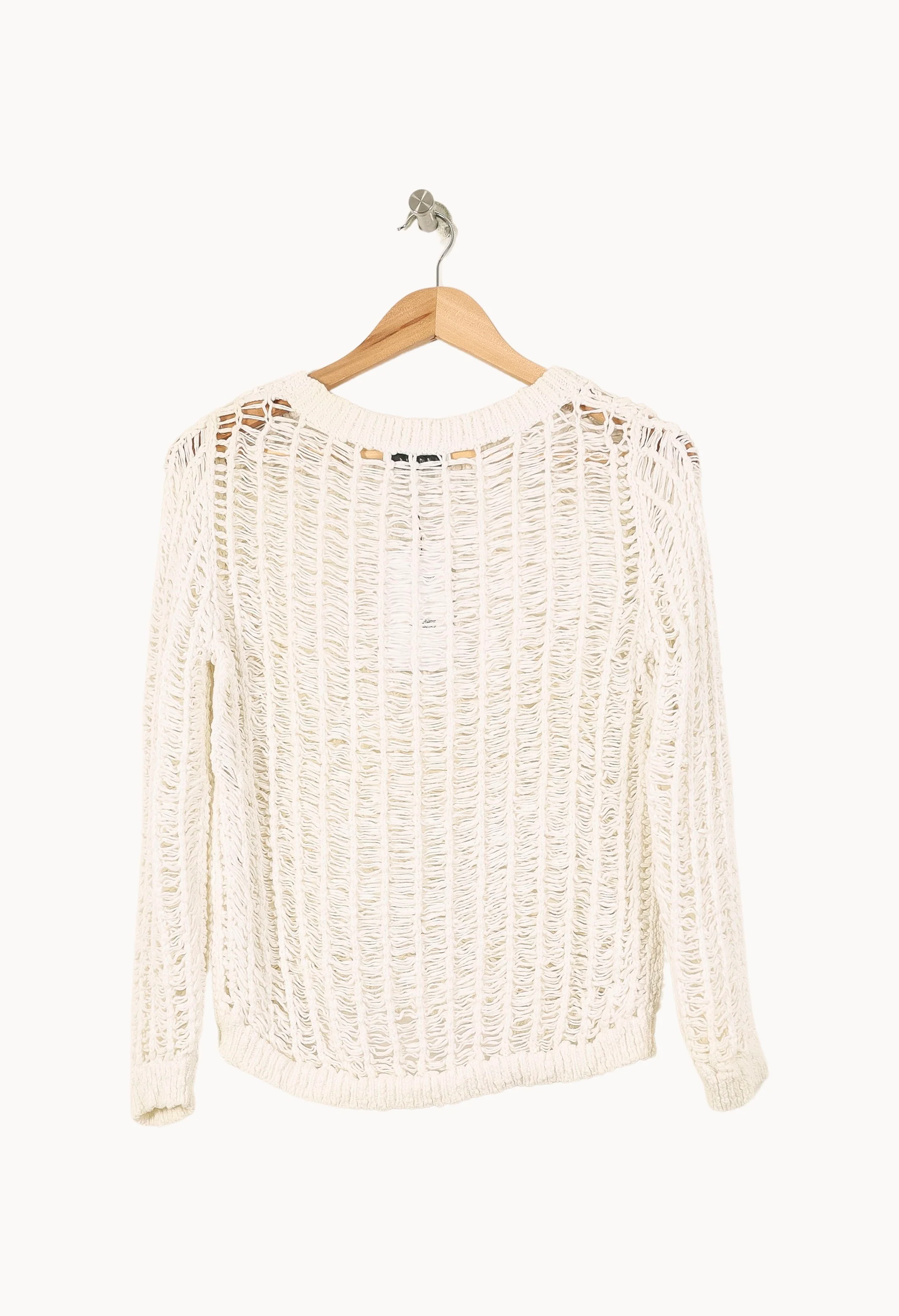 Pull Maille Blanc - Taille S/36 - Image 4