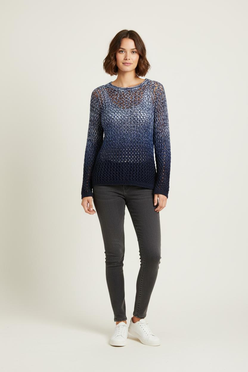 Pull Maille Bleu - Taille S/36