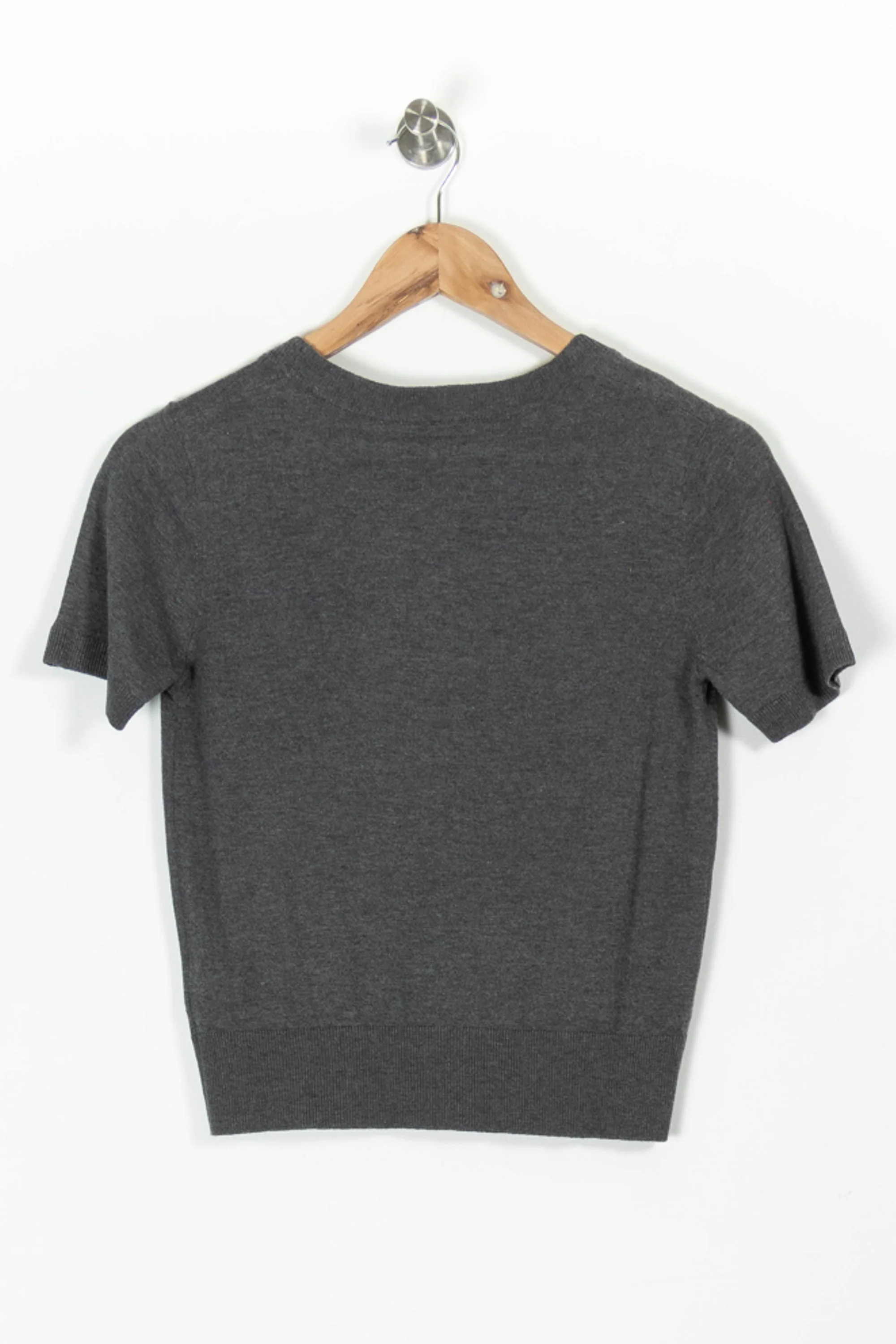 Pull Manche Courte Gris - Taille S/36 - Image 4