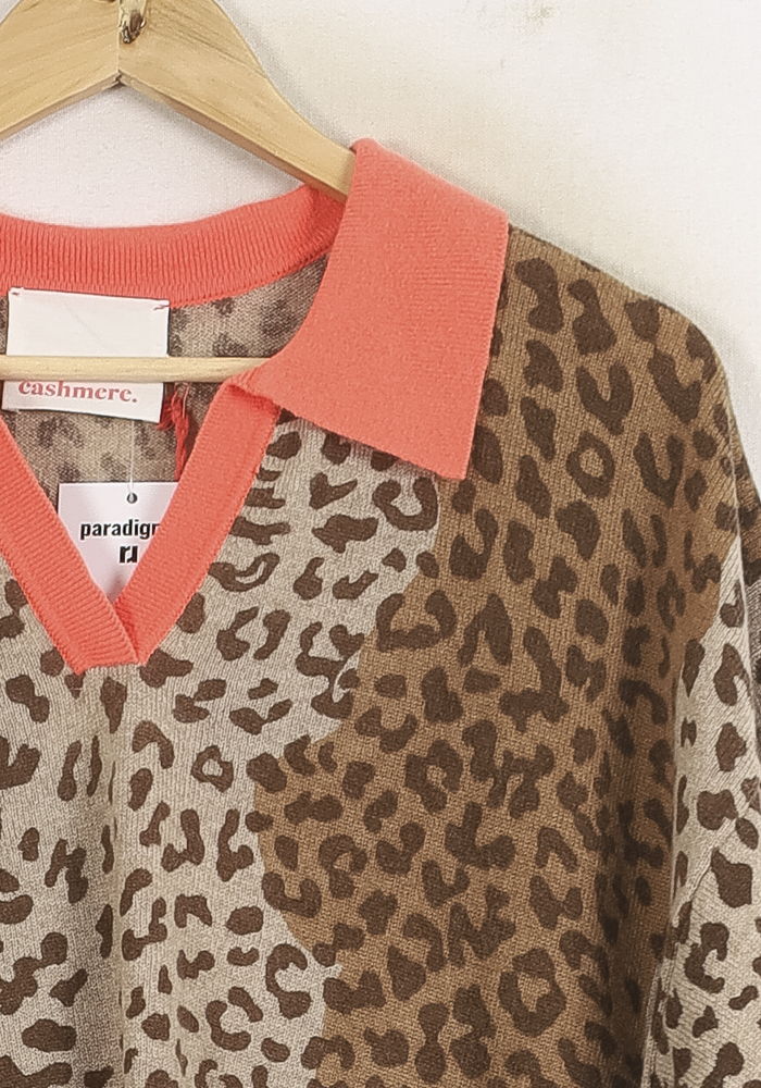 Pull Marron et Orange - Taille S/36 - Image 3