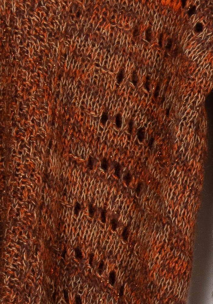 Pull Marron et Orange - Taille XS/34 - Image 3