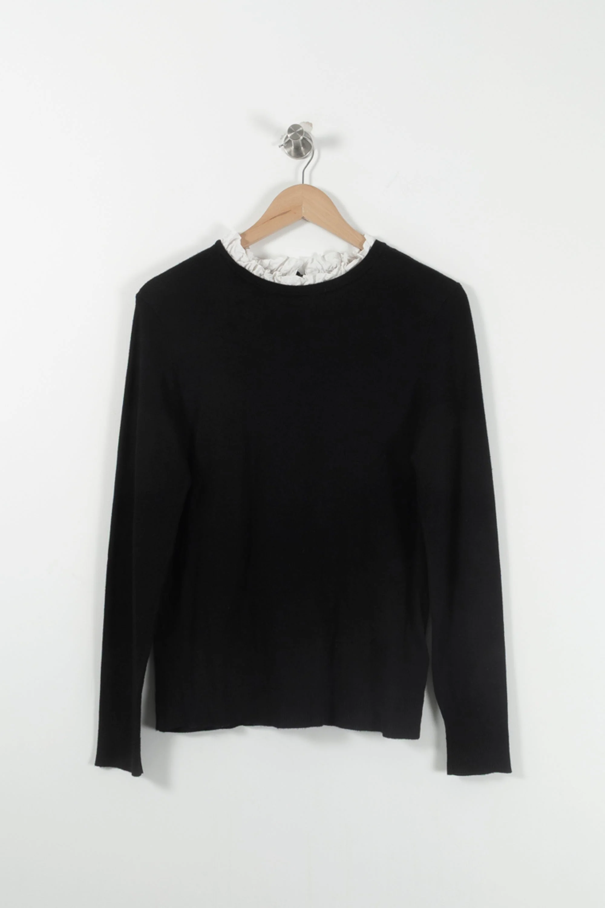 Pull Noir et Blanc - Taille S/36 - Image 2