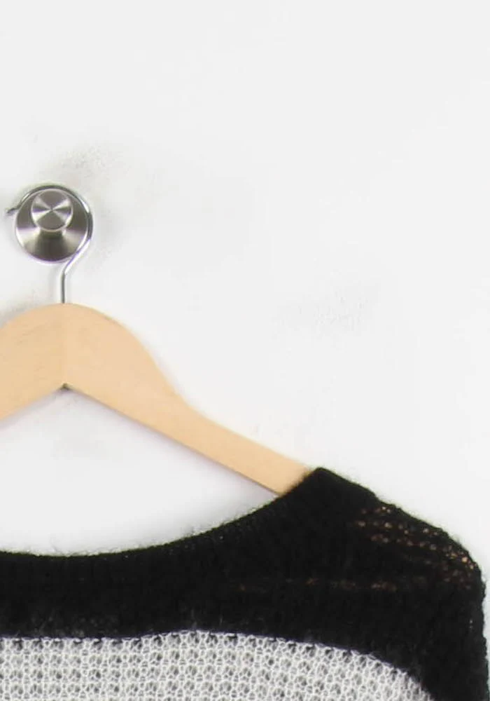 Pull Noir et Blanc - Taille XS/34 - Image 3