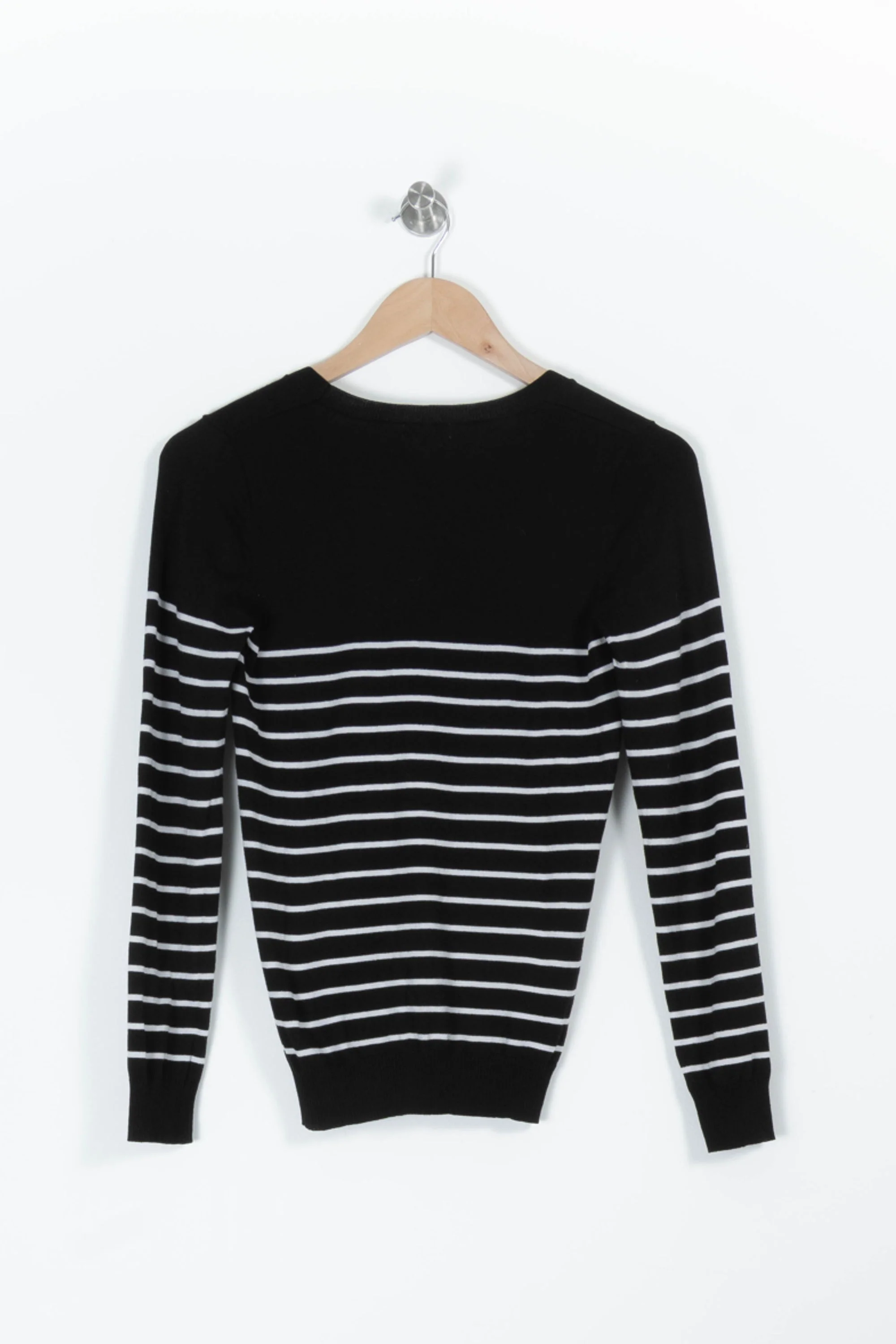 Pull Noir et Blanc - Taille XS/34 - Image 4