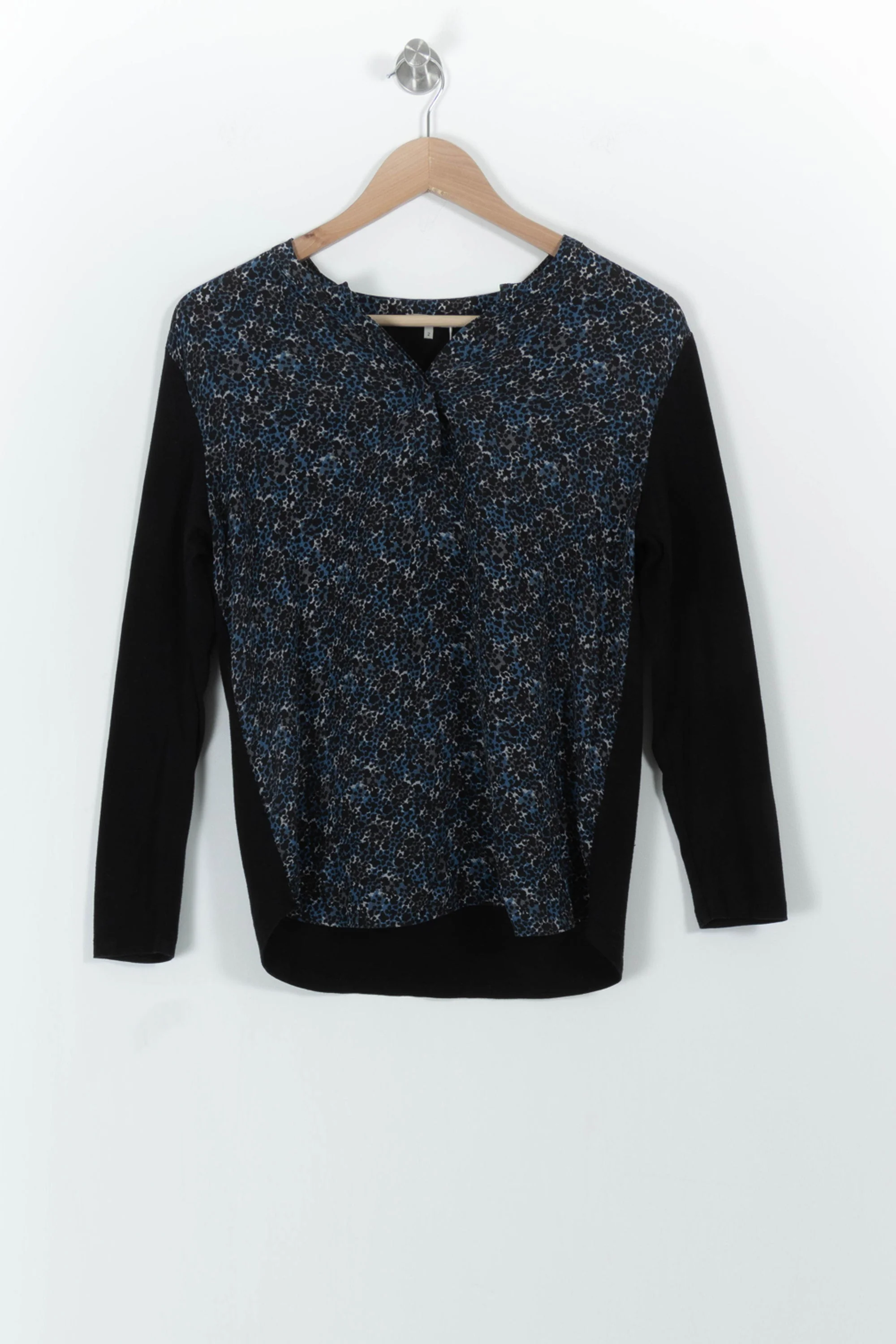Pull Noir et Bleu - Taille M/38 - Image 2