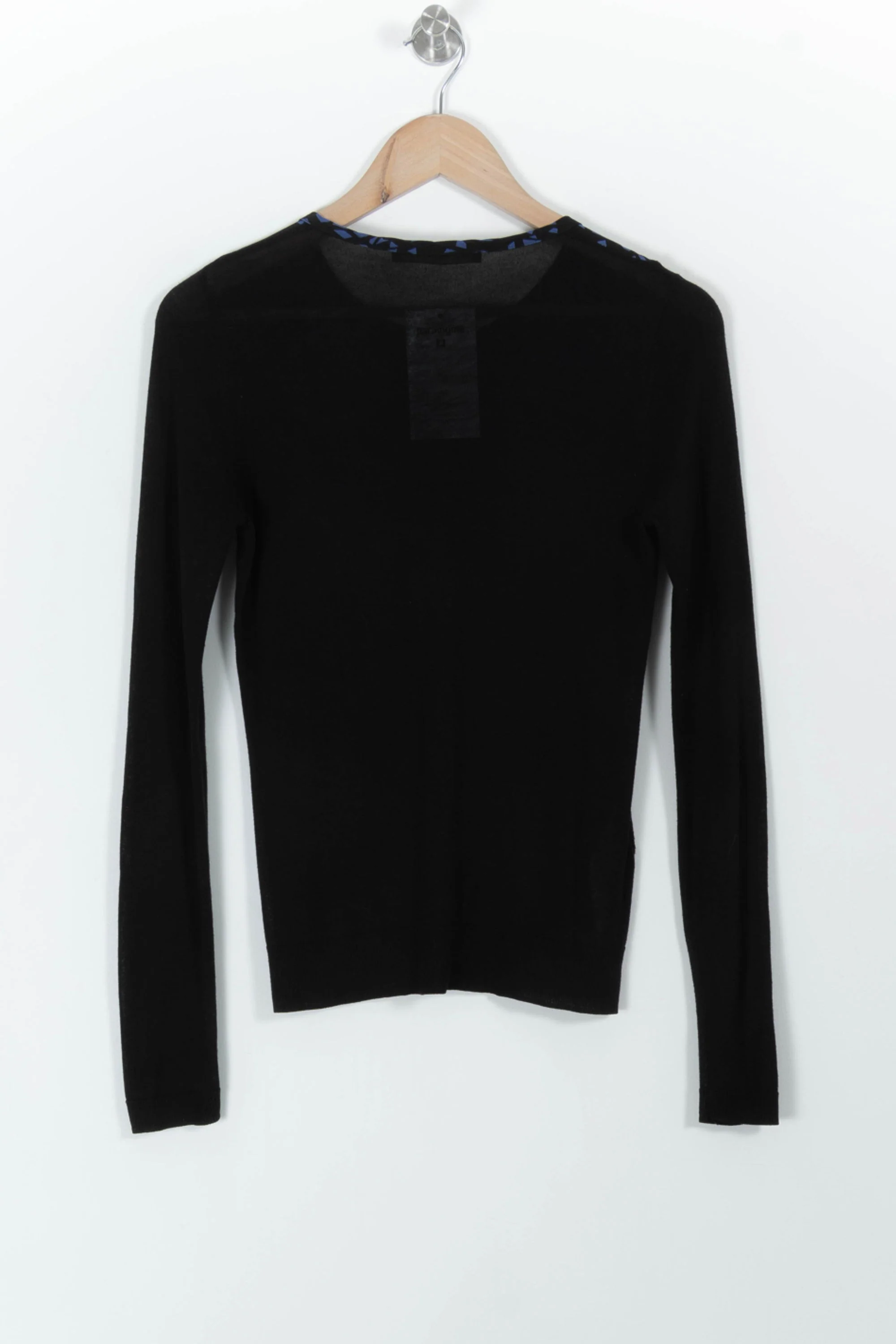 Pull Noir et Bleu - Taille XS/34 - Image 4