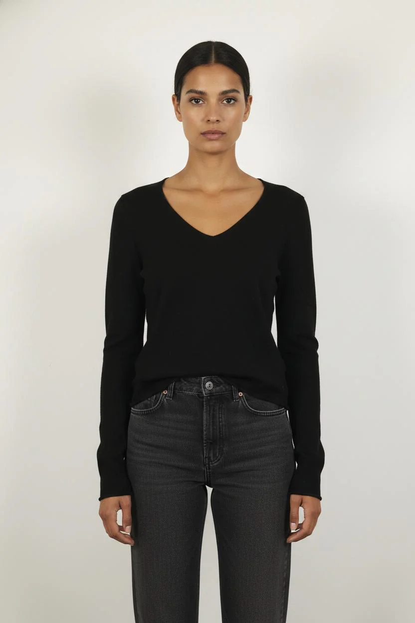 Pull Noir - Taille S/36