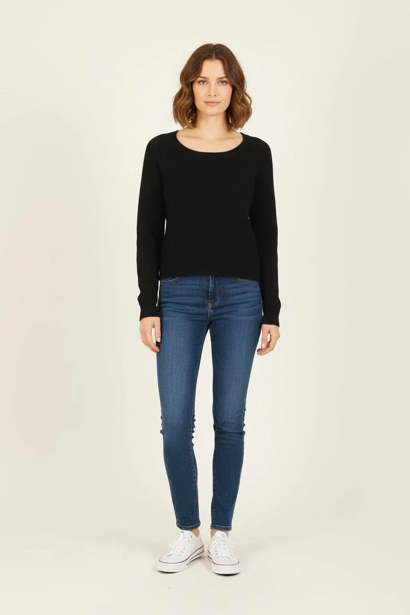 Pull Noir - Taille S/36