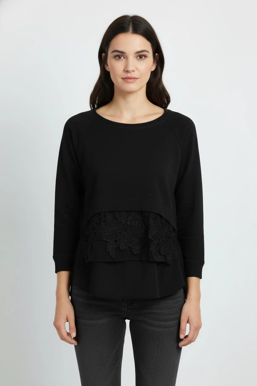 Pull Noir - Taille S/36