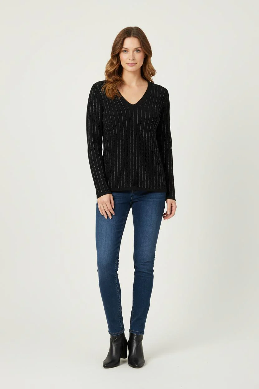 Pull Noir - Taille XL/42