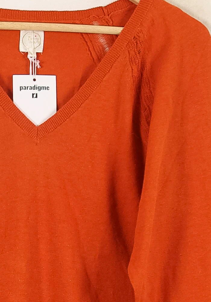 Pull Orange - Taille L/40 - Image 3