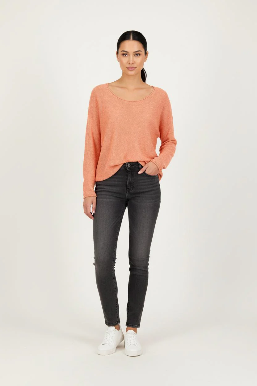 Pull Orange - Taille S/36