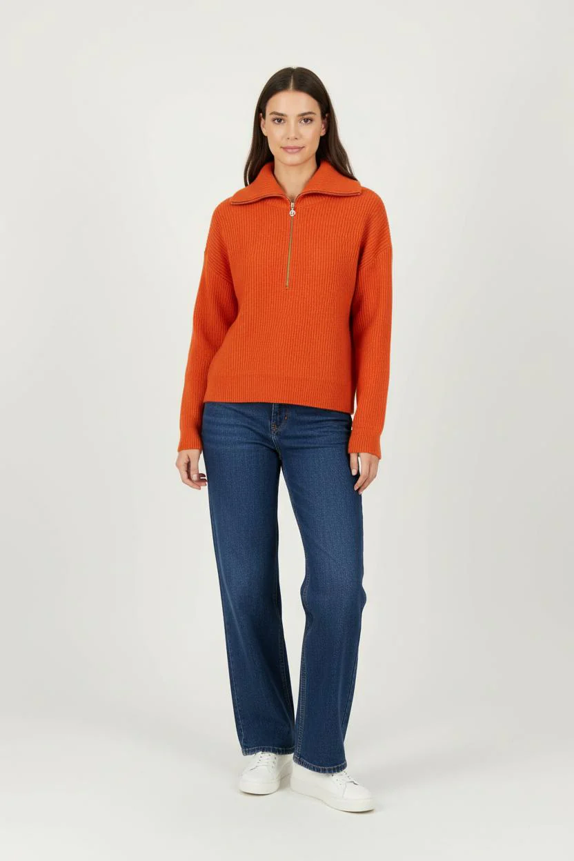 Pull Orange - Taille S/36