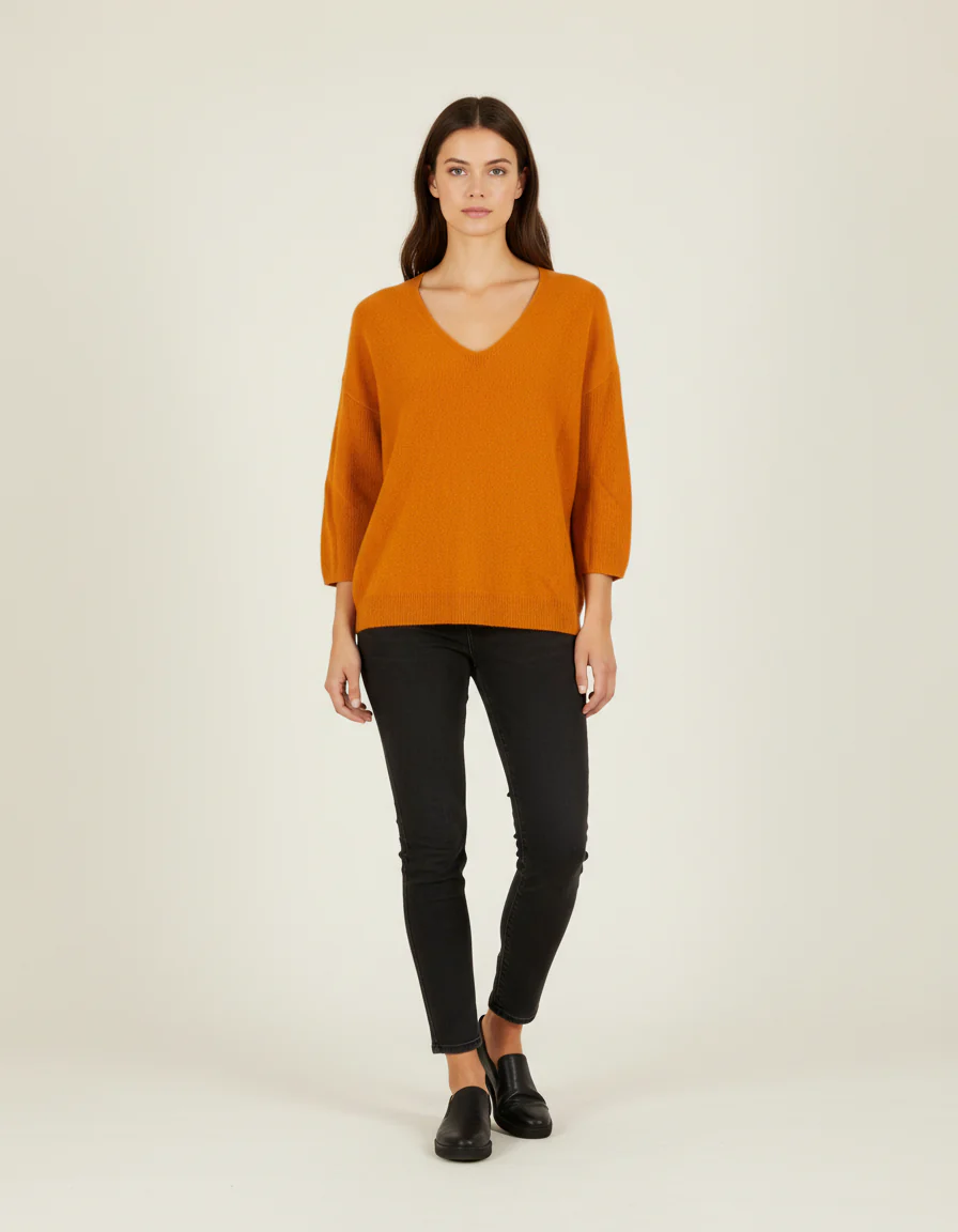 Pull orange - Taille XS/34