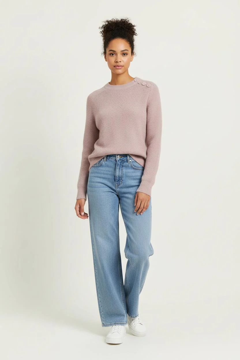 Pull Rose - Taille L/40