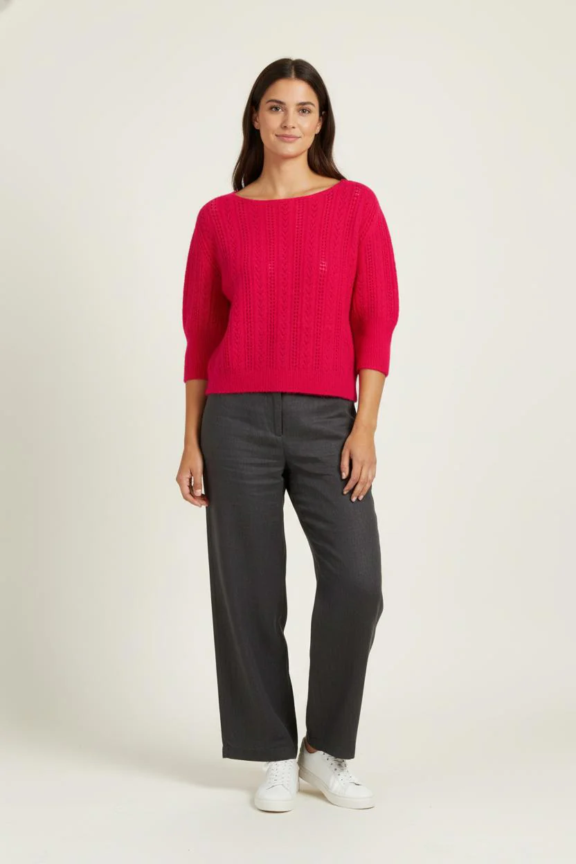 Pull Rose - Taille S/36