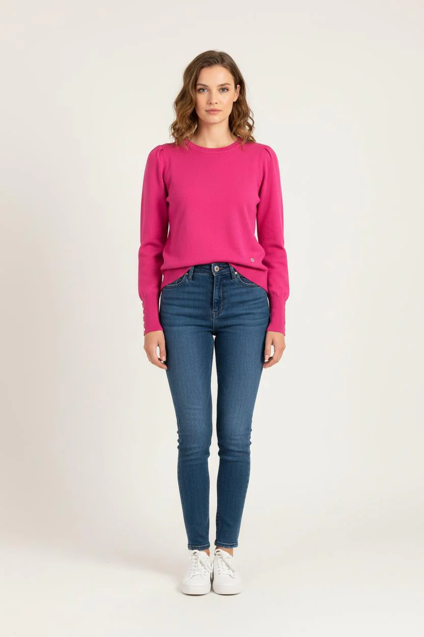 Pull Rose - Taille S/36