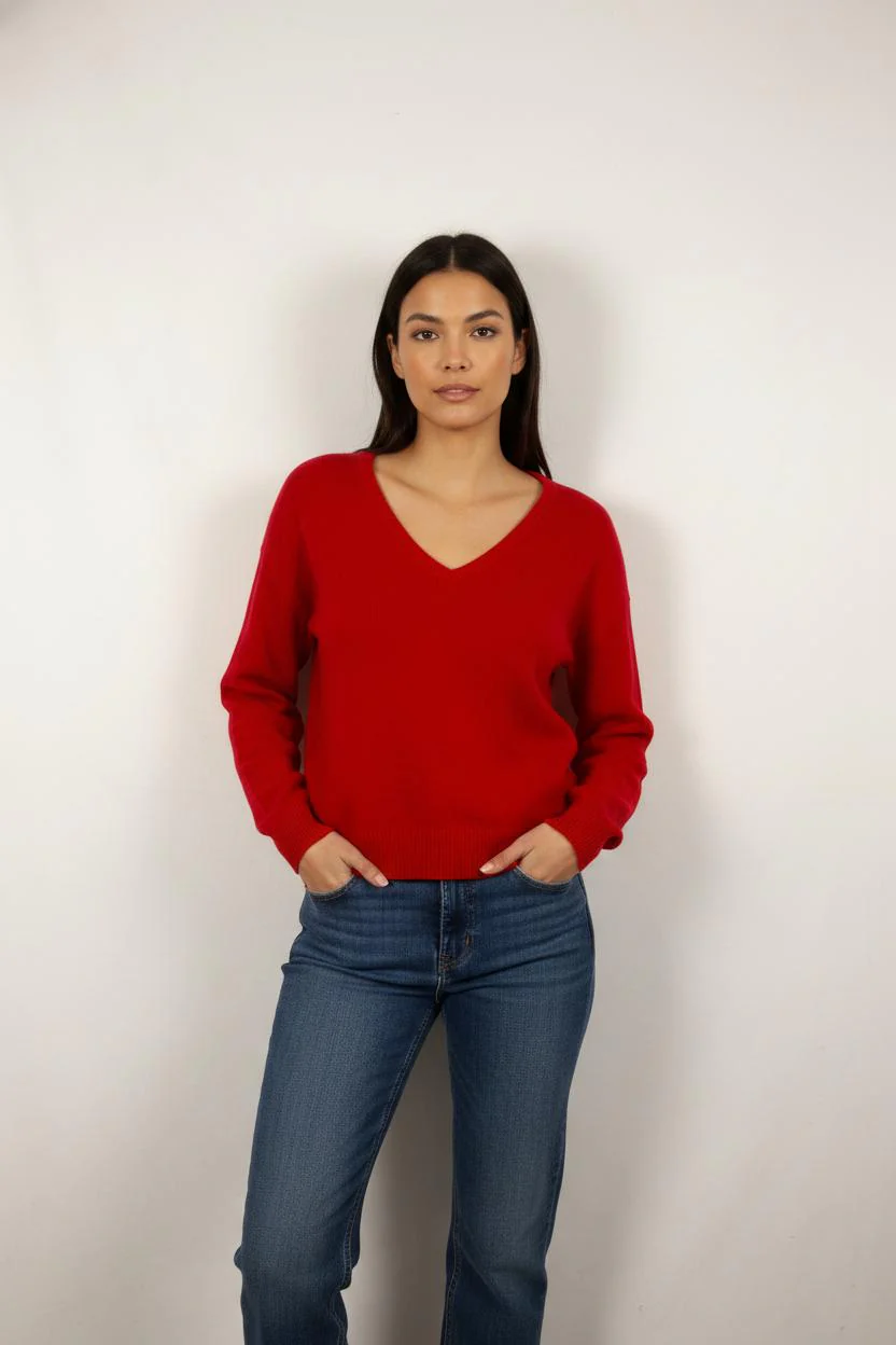 Pull Rouge - Taille S/36