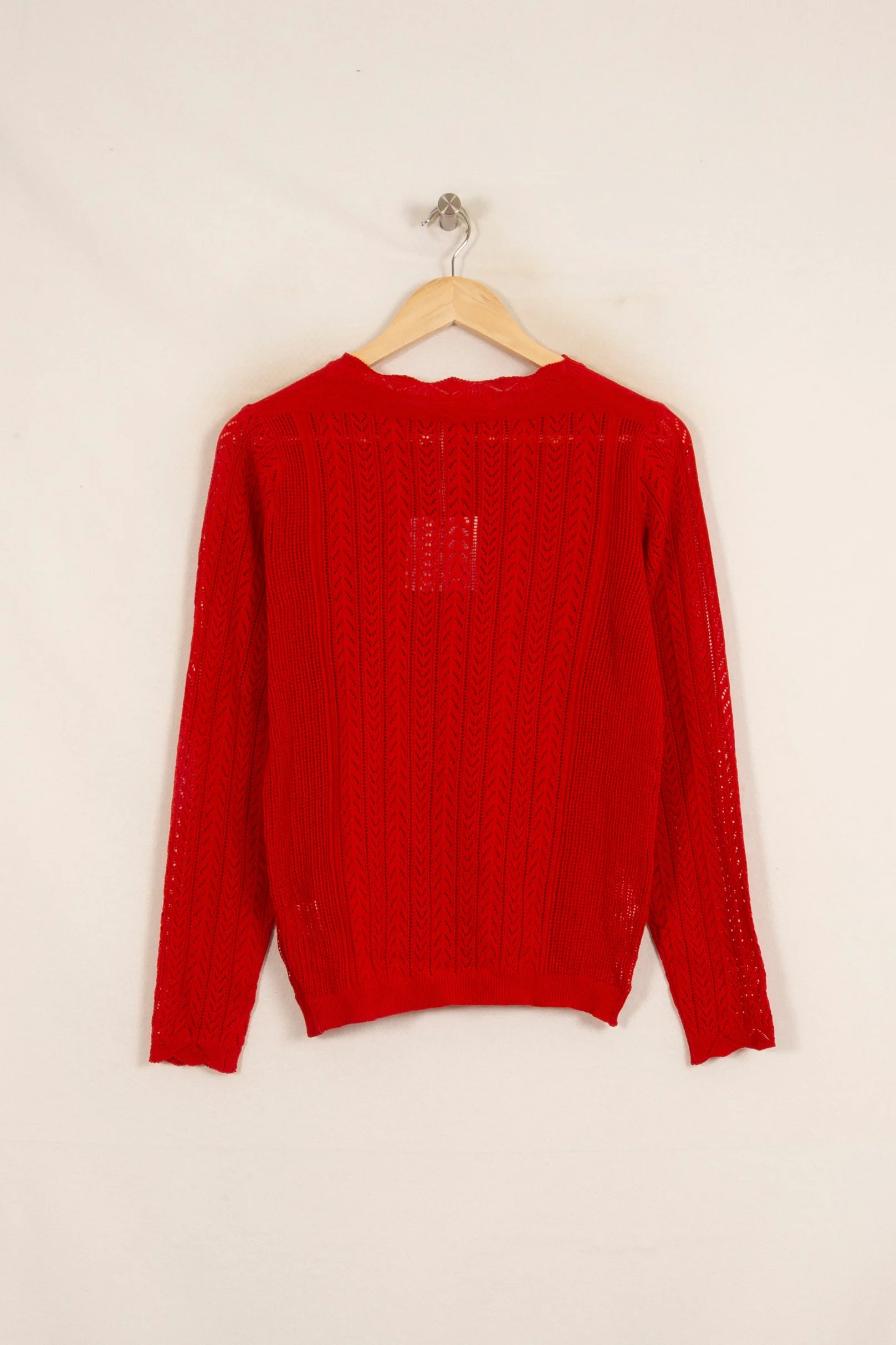 Pull Rouge - Taille XS/34 - Image 3