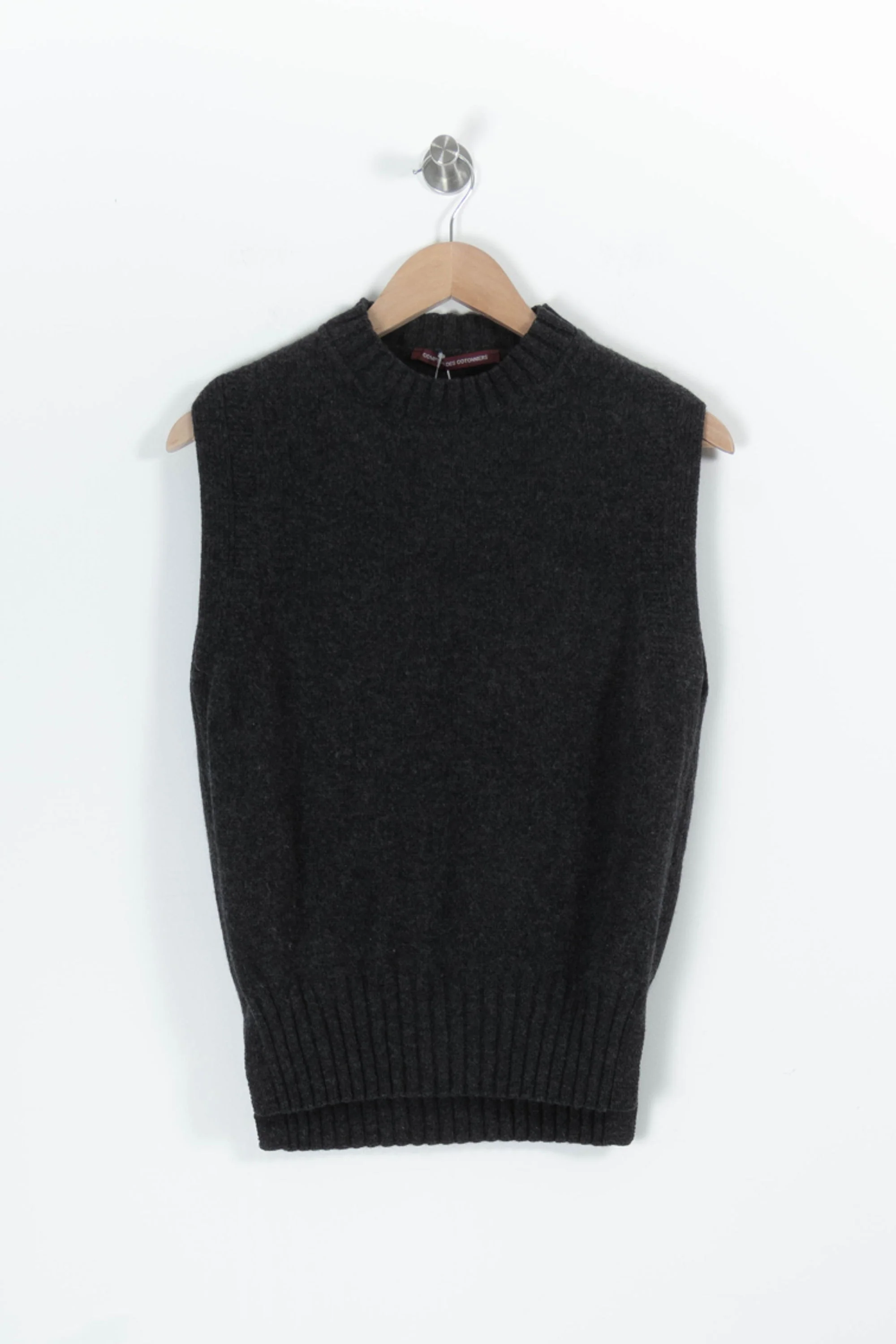 Pull Sans Manches Gris - Taille S/36 - Image 2