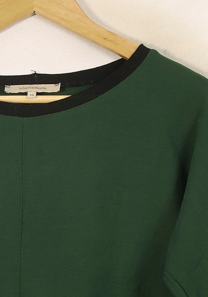 Pull Vert et Noir - Taille M/38 - Image 3